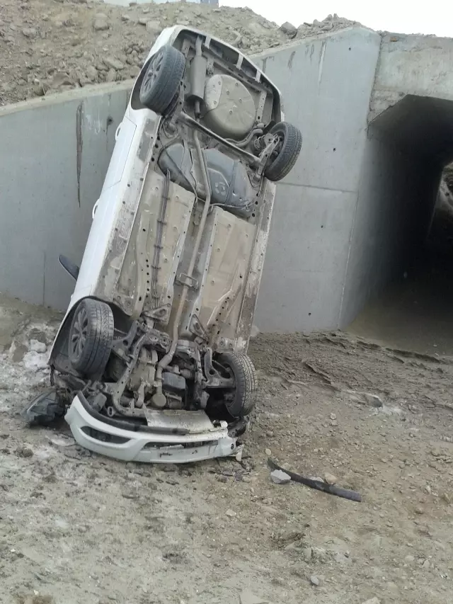 Ardahan�da Trafik Kazası 1 Yaralı Ardahan