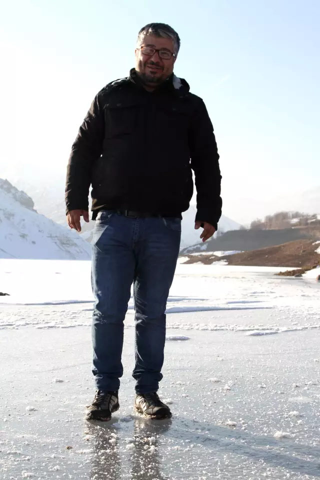 Termometreler - 20'yi Gösterdi, Göyne Barajı Buz Tuttu Termometreler - 20'yi Gösterdi, Göyne Barajı Buz Tuttu