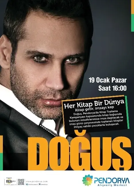 Sanatçı Doğuş, Pendorya'da Kitap Toplama Kampanyasına Destek Veriyor Sanatçı Doğuş, Pendorya'da Kitap Toplama Kampanyasına Destek Veriyor