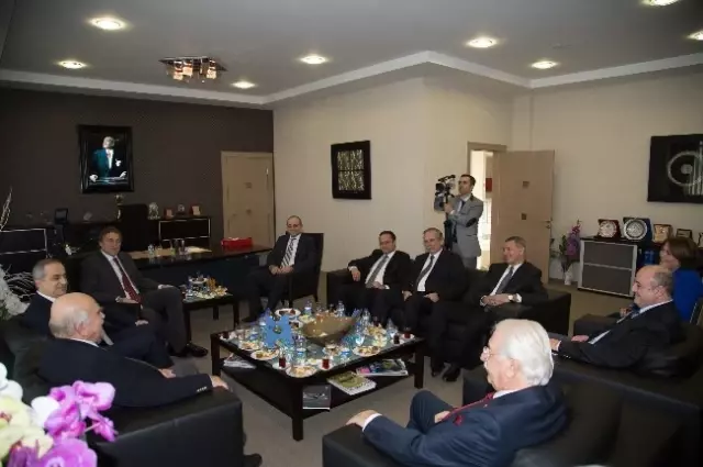 Sanayi ve Ticaret Eski Bakanı Ali Coşkun Satso'yu Ziyaret Etti