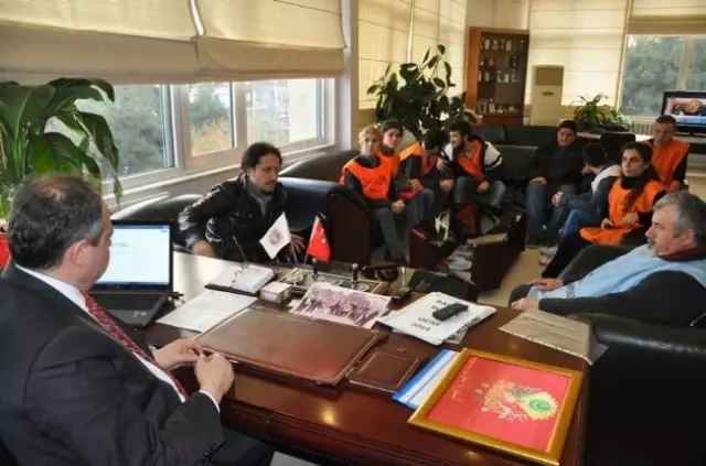 Tekirdağ 57. Alay Yürüyüş Komitesinden Dalgıç'a Teşekkür Ziyareti