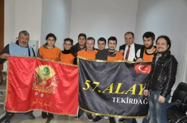 Tekirdağ 57. Alay Yürüyüş Komitesinden Dalgıç'a Teşekkür Ziyareti