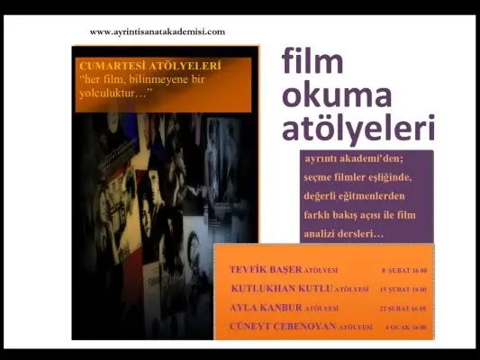 Ayrıntı Akademi/ Film Okuma Atölyesi 2. Dönem Başlıyor Ayrıntı Akademi/ Film Okuma Atölyesi 2. Dönem Başlıyor