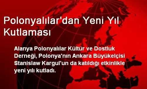 Polonyalılar'dan Yeni Yıl Kutlaması - Haber