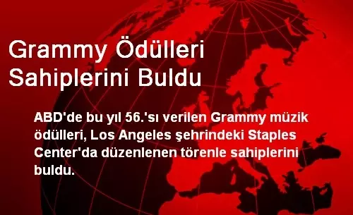 Grammy Ödülleri Sahiplerini Buldu Grammy Ödülleri Sahiplerini Buldu