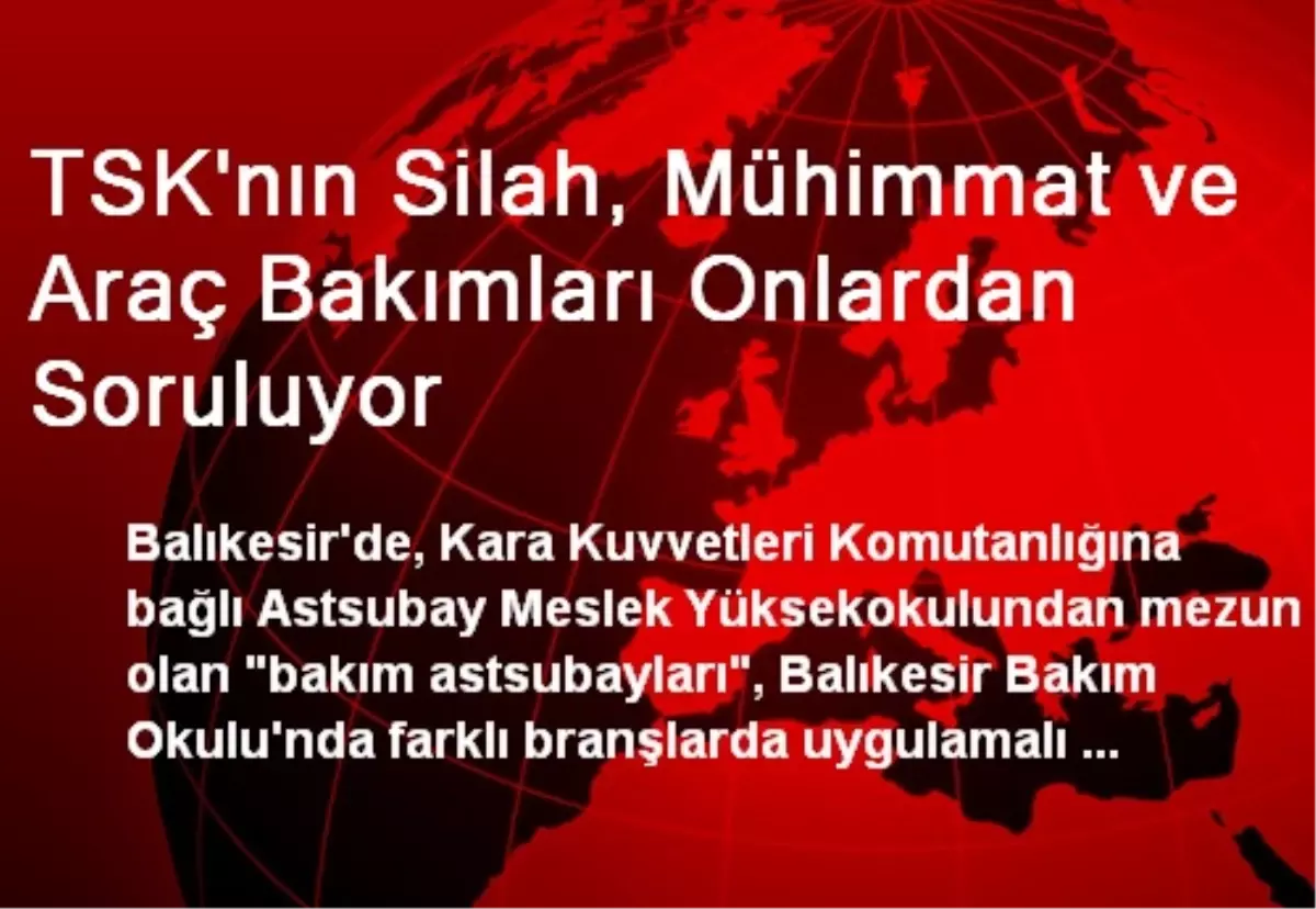 tsk nin silah muhimmat ve arac