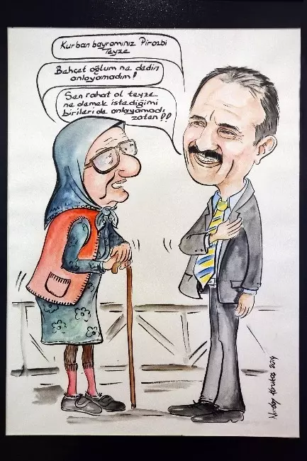 Fethiye'de, Bu Defa Karikütürlü Gönderme