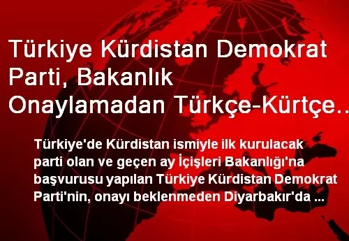 Türkiye'de İlk Kürtçe Tabela Asan Parti
