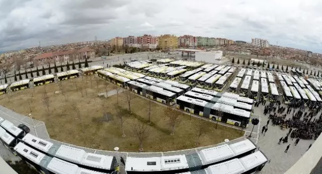 Konya'ya 100 Yeni Doğalgazlı Otobüs Haberler