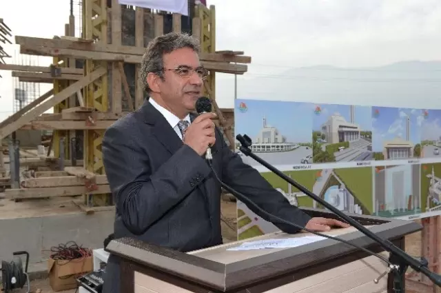 Antalya'da OSB'ye Yapılacak Caminin Temeli Atıldı Antalya'da OSB'ye Yapılacak Caminin Temeli Atıldı