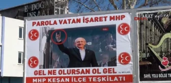 MHP'den, Kılıçdaroğlu'na Bozkurtlu Afiş