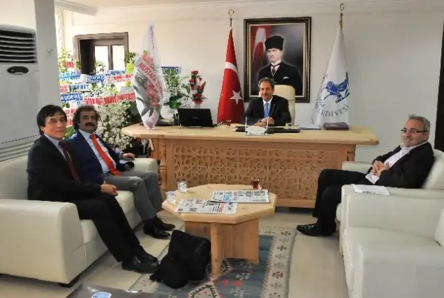 Başkan Akkaya'ya Tebrik Ziyaretleri Sürüyor