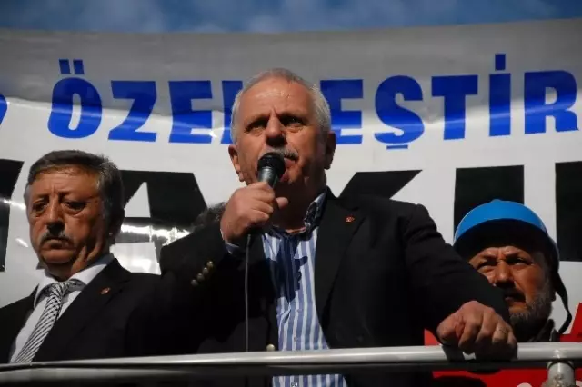 Zonguldak'ta 'Çates' Protestosu Zonguldak'ta 'Çates' Protestosu