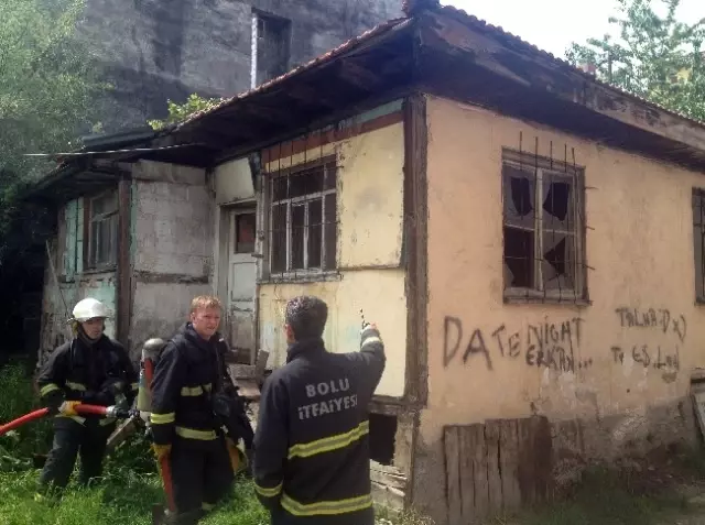 Bolu�da Ev Yangını Haber
