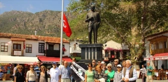 Soma Maden Faciası Kaş'ta Protesto Edildi