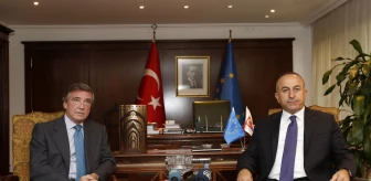 AB Bakanı Çavuşoğlu İspanya Büyükelçisini Kabul Etti