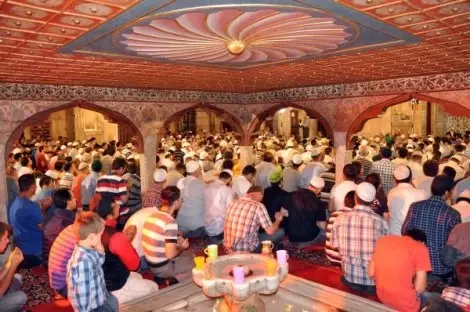 Miraç Kandili'nde Selimiye Camii Doldu Taştı