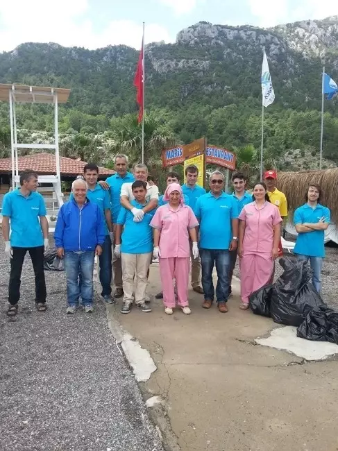 Marmaris Sahillerine Bir Mavi Bayrak Daha Marmaris Sahillerine Bir Mavi Bayrak Daha