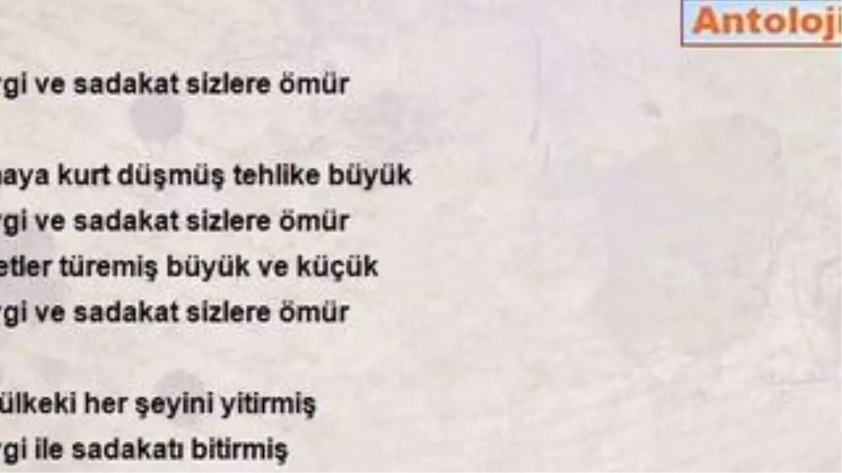 serafettin mus sevgi ve sadakat sizlere omur