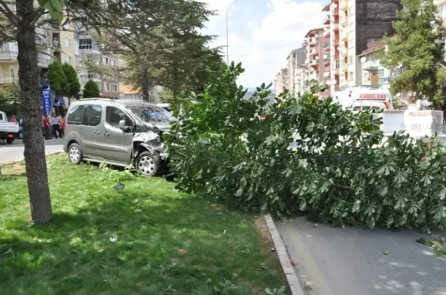 Şehir İçinde Aşırı Hız ve Dikkatsizlik Kaza Getirdi: 2 Yaralı Şehir İçinde Aşırı Hız ve Dikkatsizlik Kaza Getirdi: 2 Yaralı