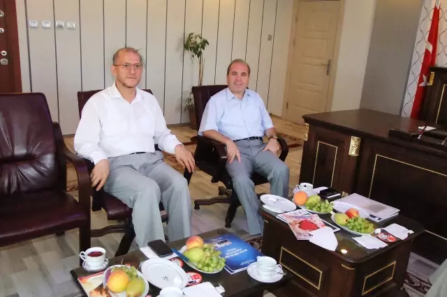 Kaymakam Katırcı, Müftü Keleş'e Veda Ziyaretinde Bulundu