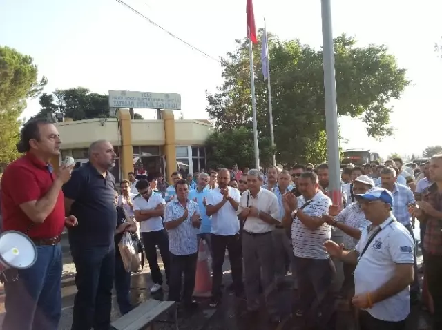 İşçiler Santrallere Barikat Kuruyor İşçiler Santrallere Barikat Kuruyor