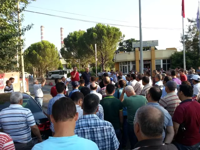 İşçiler Santrallere Barikat Kuruyor İşçiler Santrallere Barikat Kuruyor