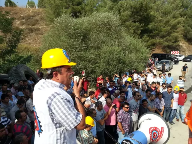 Yatağan'da Özelleştirme Karşıtı Eylem Yatağan'da Özelleştirme Karşıtı Eylem