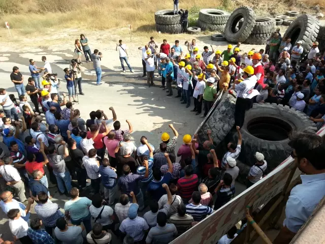Yatağan'da Özelleştirme Karşıtı Eylem Yatağan'da Özelleştirme Karşıtı Eylem