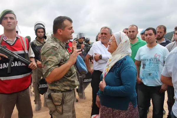 Fatsa'da Maden Sahasında Protesto Gösterisi Fatsa'da Maden Sahasında Protesto Gösterisi