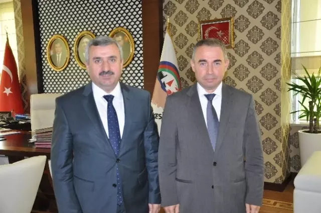 Kaymakam Can, Başkan Baran'ı Ziyaret Etti