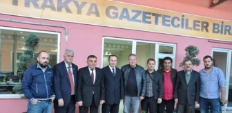 Süleymanpaşa Kaymakamı, Trakya Gazeteciler Birliğini Ziyaret Etti