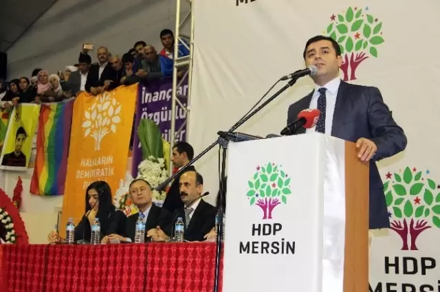 Hdp Eş Genel Başkanı Selahattin Demirtaş Mersin'de