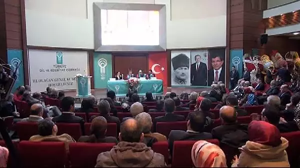 Bakan Güllüce Türkiye Dil ve Edebiyat Derneği 3. Olağan Kongresi'nde Konuştu... Bakan Güllüce Türkiye Dil ve Edebiyat Derneği 3. Olağan Kongresi'nde Konuştu...