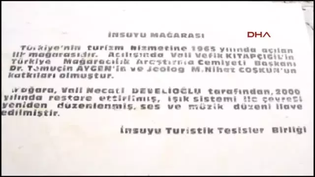 Burdur İnsuyu Mağarası'nda Acil Durum Burdur İnsuyu Mağarası'nda Acil Durum