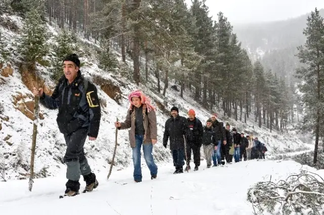 Gümüşhaneli Dağcılardan Yılın Son Yürüyüşü Cebeli Köyüne