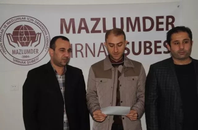 Mazlumder Şırnak Şubesinden Cizre'deki Olaylarla İlgili Açıklama Mazlumder Şırnak Şubesinden Cizre'deki Olaylarla İlgili Açıklama