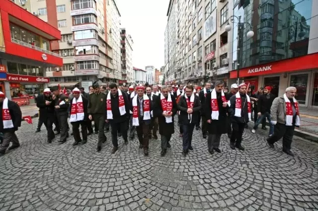 Rize, Sarıkamış Şehitleri İçin Yürüdü