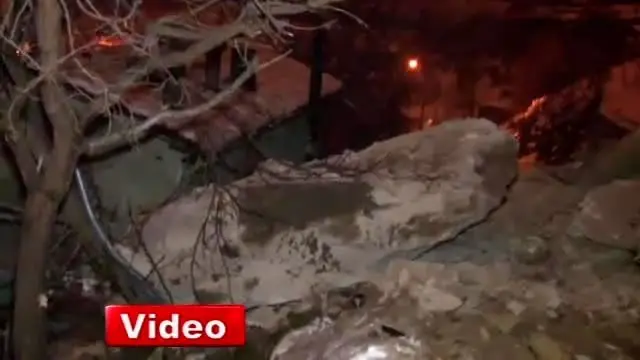 Safranbolu�nda Dev Kayalar Yolu Kapattı Haberler