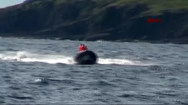 Bodrum - Kaçakları Taşıyan Tekne Karaya Oturdu