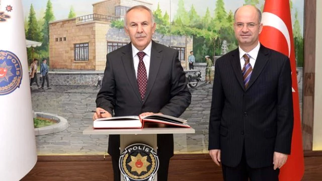 Gaziantep Valisi Ata, Emniyet Müdürü Gülveren'i Ziyaret Etti