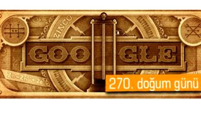 Google'dan Alessandro Volta İçin Doodle Haberler