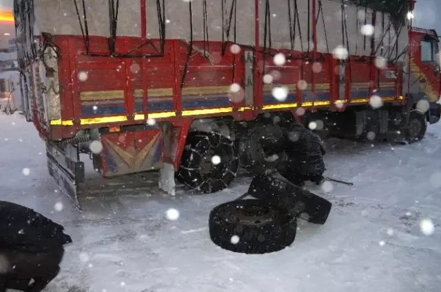 Sertavul Geçidi'nde Hava Sıcaklığı Eksi 15'i Buldu