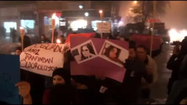 Kars Doğu'da 'Özgecan' Eylemleri Kars Doğu'da 'Özgecan' Eylemleri