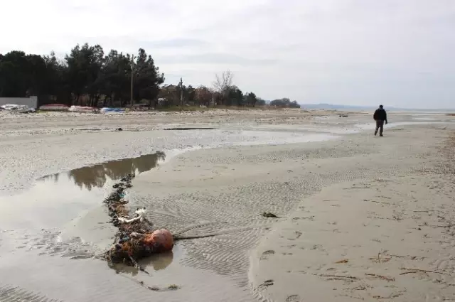 Çanakkale'de Deniz Çekildi