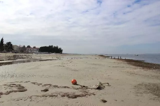 Çanakkale'de Deniz Çekildi