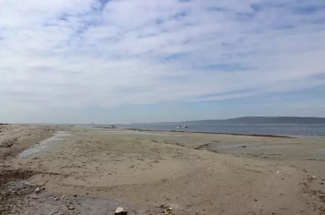 Çanakkale'de Deniz Çekildi