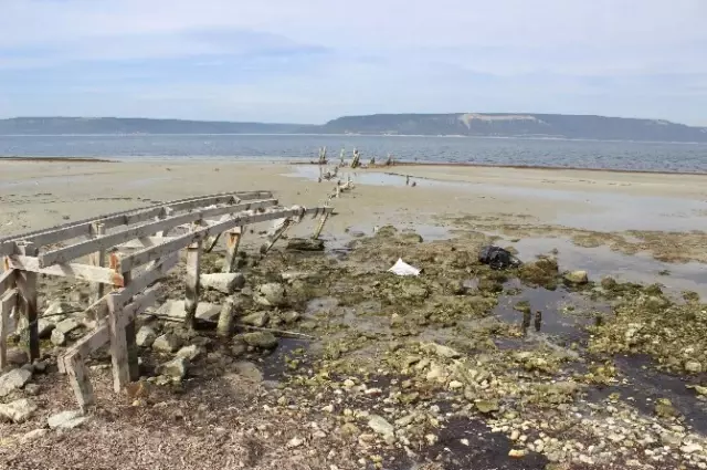 Çanakkale'de Deniz Çekildi