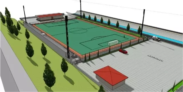 Doğantepe Spor Tesisi'nin Projesi Hazırlandı Doğantepe Spor Tesisi'nin Projesi Hazırlandı