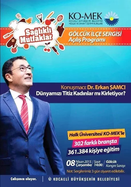 Ko-mek Gölcük Sergisi'nde Söyleşi Ko-mek Gölcük Sergisi'nde Söyleşi